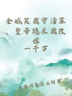 全城笑我守活寡,皇帝跪求我改嫁小说封面 全城笑我守活寡,皇帝跪求我改嫁
