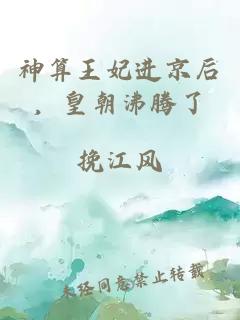 神算王妃进京后，皇朝沸腾了