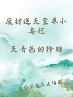 废材逆天至尊小毒妃