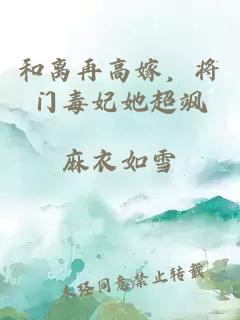和离再高嫁，将门毒妃她超飒