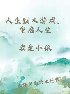 人生副本游戏,重启人生小说封面 人生副本游戏,重启人生