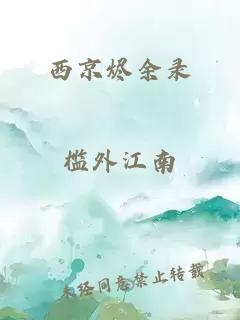 西京烬余录