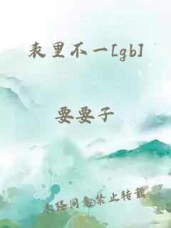 表里不一[gb]